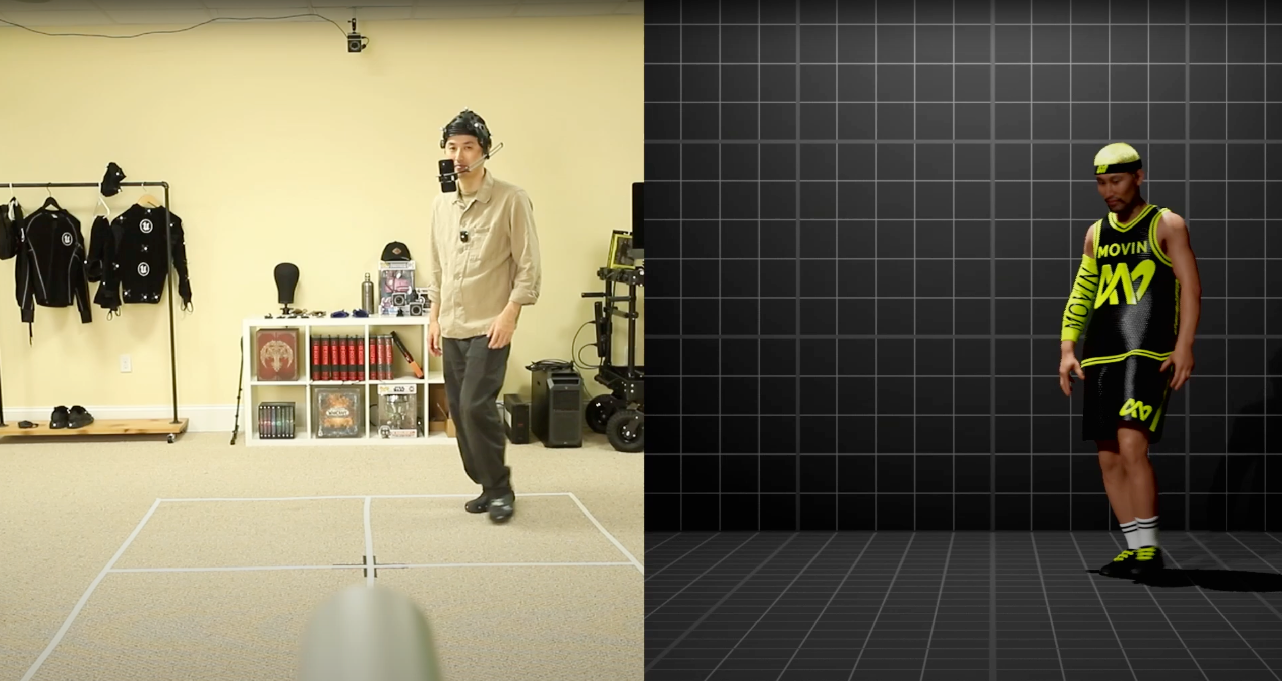 Load video: Matt Workman is streaming his real-time mocap data into Unreal Engine using MOVIN system.