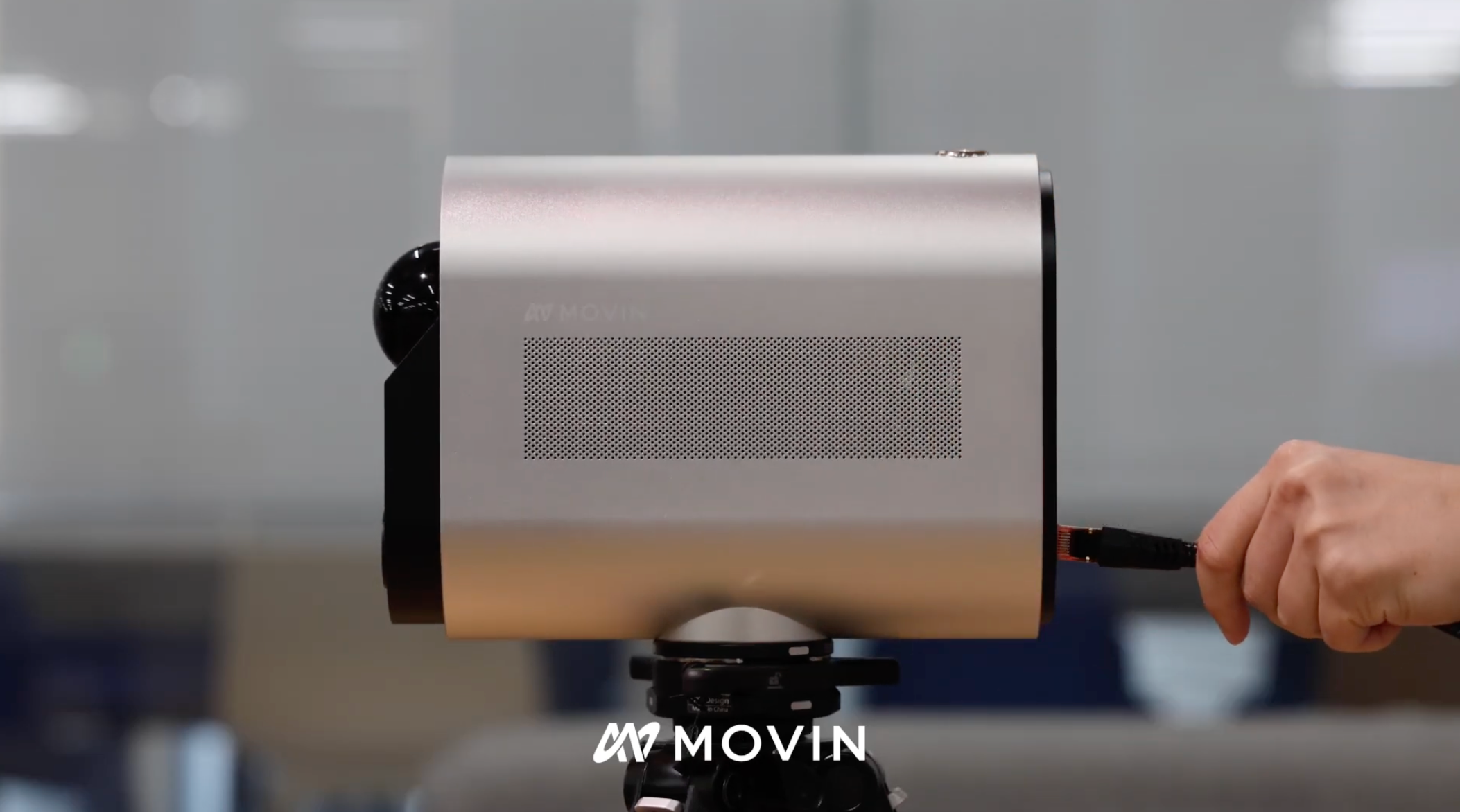 MOVIN TRACIN Setup Process. Connect MOVIN TRACIN to your computer with the Ethernet cable