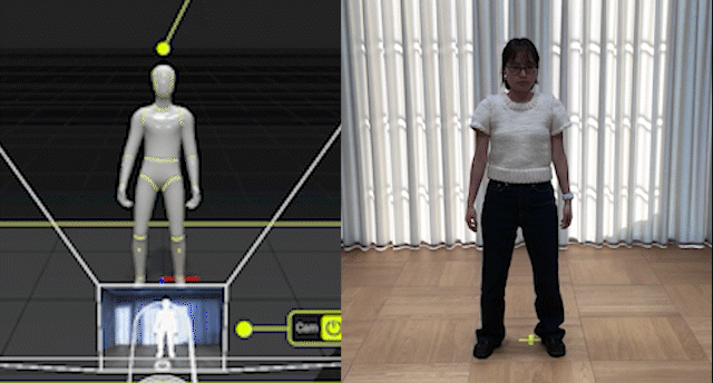 Real-time motion capture of detailed wrist and finger movements using MOVIN TRACIN
