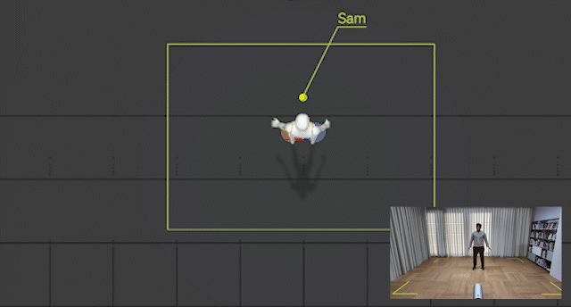 Locomotion (walk and run) without drifting, enabled by MOVIN’s LiDAR-based depth sensing that maintains stable positioning even during long motion capture sessions